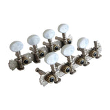 Maxbell Guitar Mandolin Tuning Pegs Keys Round Heads Machine Heads Double Hole