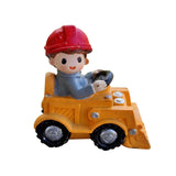 Maxbell Maxbell Resin Vehicle Toy Decorations Construction Theme Decorations Creative Mini Bulldozer