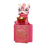 Maxbell Piggy Bank Sculpture Animal Statue Saving Box for Office Decoration Ornament Pink