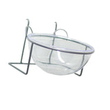 Maxbell Pet Feeder Bowl Hanging Dog Bowl Acrylic Cat Dog Slow Feeder Bowl Removable