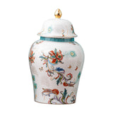 Maxbell Decorative Porcelain Jar Glazed Beautiful Home Decor Accent Art Decoration