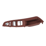 Max Maxb Front Left Door Handle Window Switch Panel Interior Frame for BMW Red Brown