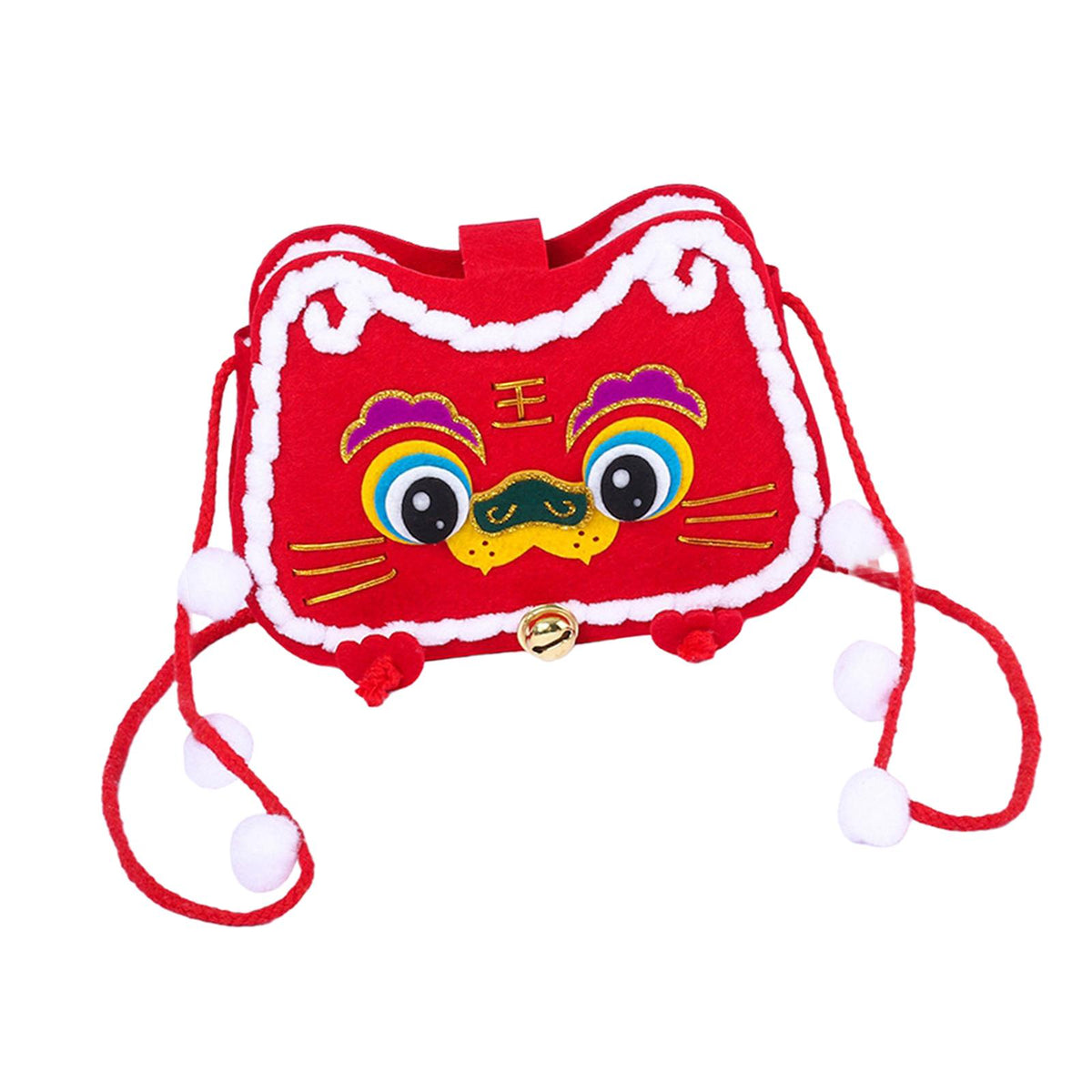 Maxbell Starter Shoulder Bag Sewing Material Handmade DIY Parts for Holiday New Year Tiger