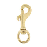 Maxbell Brass Swivel Trigger Clip Lobster Clasp Keychain Dog Horse Snap Hook 57x13mm