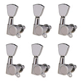 Max Acoustic Electric Guitar Tuning Pegs Machine Head Tuners Replacement silver