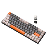 Maxbell Mechanical Keyboard 2 Connection Methods PBT Key Caps Keypad for Laptop Style B