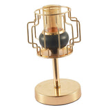 Max Nordic Style Iron Plated Metal Candlestick with Lampshade S