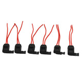 Maxbell 6x Inline Fuse Holder Easy to Install 12 AWG 30A for Marine Car Vehicle