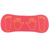 Maxbell EVA Soft Hands & Feet Game Playmat for Kids Jumping Crawling Toy Fun Red