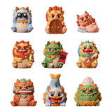 Maxbell Mini Dragon Statue Souvenir Gift Desktop Ornament for Shelf Living Room Desk