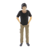 Max 1:64 Figures Diorama Repair Factory Middle-aged Uncle Both hands in pocket