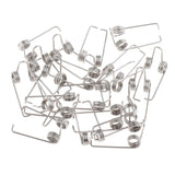 Maxbell 20Pcs Trombone Water Key/ Spit Valve Spring Steel Silver for Trombone Parts