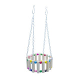 Maxbell 1 Pc Parrot Swing Ladder Standing Perch Hamster Fence Cage Toy Ring Playpen