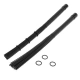 Maxbell Retractable Drum Brush Professional Nylon for Jazz Band Drummers Black
