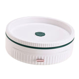 Maxbell Turntable Organizer Decorative Serving Tray for Dining Room Cabinet Decor White