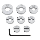 Maxbell 8x Drill Bit Depth Stop Collar Set Carpentry Drills Drilling Depth Bit Fixed