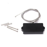 Maxbell Black Single Coil Sized 4 String Bass Pickup Cigar Box Guitar Pickup