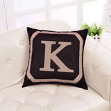 Max Square Cotton Linen Throw Pillow Case Waist Cushion Cover Bed Sofa Decor K