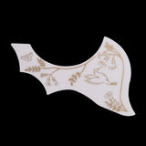 Max Maxb Left Handed Acoustic Guitar Pickguard Pick Guard Anti-scratch Plate White