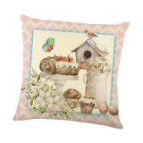 Maxbell 18x18 inch Pillow Covers with Zipper Couch Pillows for Sofa Chair Decoration Yard