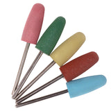 Maxbell 5 Pieces Durable Bits Calluses Removal Silicone for Home Salon