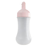 Maxbell 350ml Condiment Dispenser Home with Graduated Salad Bottle Gadgets Pink