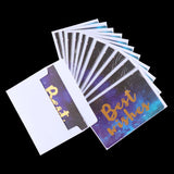 Max 12 pcs Assorted All Occasion Kraft Greeting Cards Folding Card Handmade A