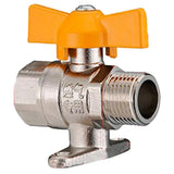 Max Maxb Copper Gas Fuel Hose Valve Fuel Line Shutoff Ball Valve Pipe Fittings H