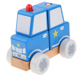 Maxbell Wooden Children's Disassembly Vehicle-Engineering Vehicle Police Car