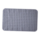 Maxbell Extra Large Non Slip Bath Mat Bathroom Shower Mat Machine Washable for Hotel Dark Grey