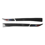 Maxbell Carbon Fiber Car Rearview Mirror Trim Sticker for Ford Mustang 2015 2016 17