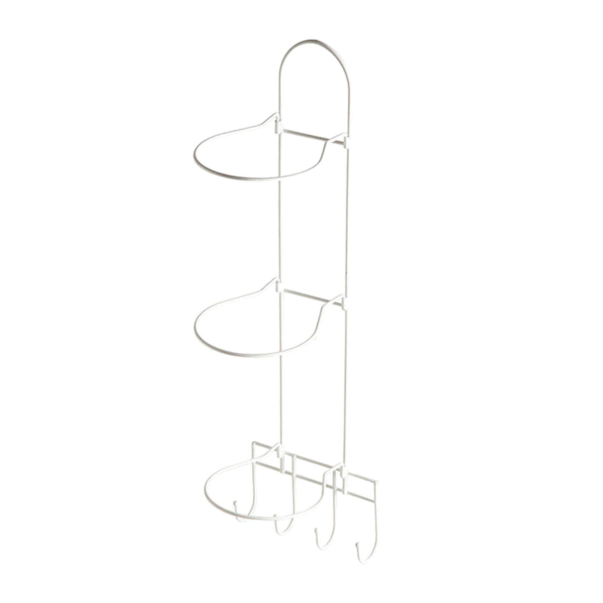 Maxbell Basketball Ball Storage Rack Sturdy Basketball Football Stand for Basketball White