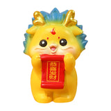 Maxbell Chinese New Year Dragon Figurine Mini Cute for Desktop Bookshelf Living Room Style E