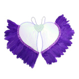 Maxbell Movable Angel Wings Photoshoot Party Prop for Adult Parades Halloween Violet