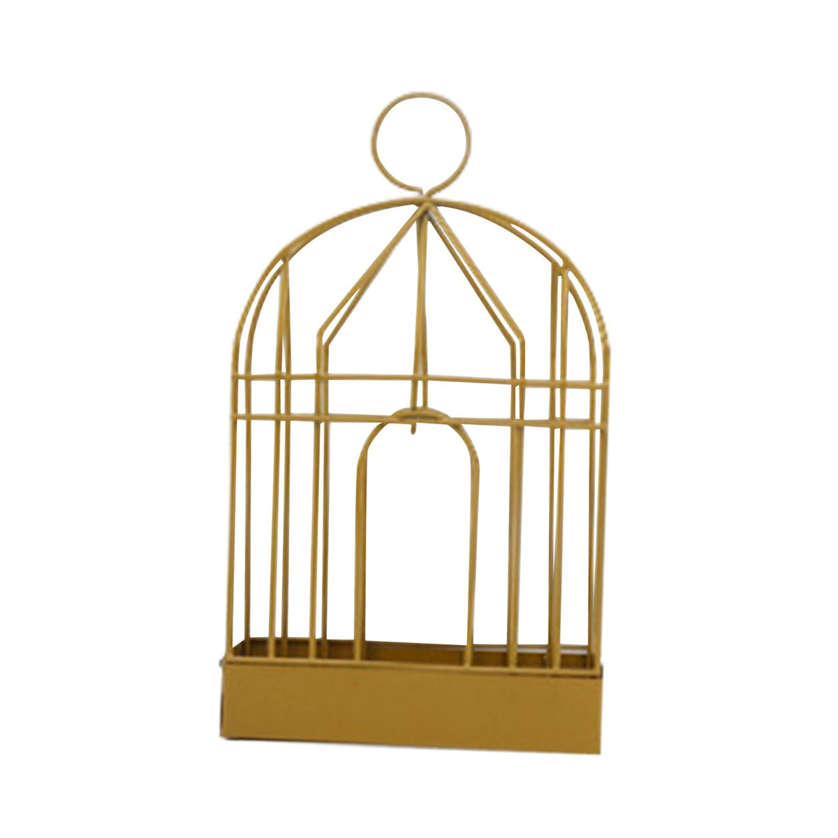 Maxbell Bird Cage Incense Holder Hanging Shelf for Bedroom Indoor Outdoor Decoration Gold