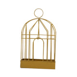 Maxbell Bird Cage Incense Holder Hanging Shelf for Bedroom Indoor Outdoor Decoration Gold