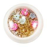 Max 3D Nail Art Decoration Flowers Gemstones Nail Tips Rhinestones Charms 02