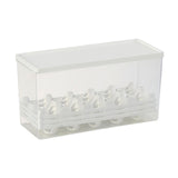 Maxbell Egg Fresh Storage Box Eggs Storage Container for Cabinet Restaurant Kitchen 28cmx11cmx14cm
