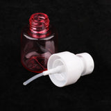 Max 5 Pieces Refillable PETG Fine Mist Sprayer Bottles for Travel Outdoors Pink