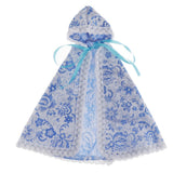 Maxbell BJD Dolls Cloak for 1/6 Blythe Doll Dress Up Outfits Accessories Blue