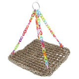 Max Bird Parrot Parakeet Budgie Cockatiel Cage Hammock Swing Hanging Chew Toy L