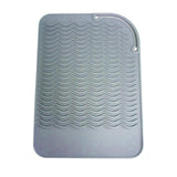 Maxbell Silicone Placemats Pot Holders Easy to Clean for Dining Table Baking gray