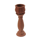 Maxbell 1/12 Dollhouse Miniature Ceramic Plant Flower with Wooden Pot Garden Decor B