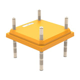 Maxbell Electric Warmer Chick Cage Heater Poultry Stay Warm Brooder Heating Plate Yellow 30.7x30.7cm