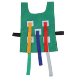 Maxbell Pull Tails Vest for Kids Child Outdoor Party Activity Game Vest Green