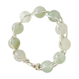 Maxbell Wrapped Beaded Ring Copper Wrapped Sets Finger Rings for Women Girls Beach green