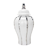 Maxbell Modern Ginger Jar Handicraft Centerpiece with Lid for Decor Display