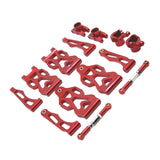 Maxbell RC Front Rear Swing Arm Steering Cup Parts Set for 16104 Q117A 1:16 Scale RC red