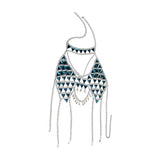 Max Sexy Crystal Rhinestone Top Bra Body Chain Harness Women Summer Beach Bikini