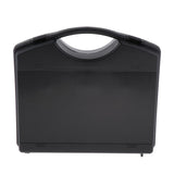 Maxbell 1x Durable Plastic Microphone Storage Case Box Fit 2 Mic Microphone Black
